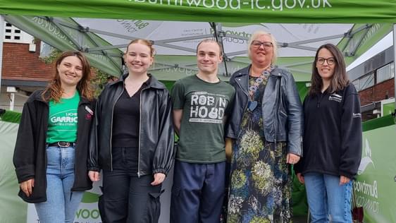 Five people from Community Engagement in Burntwood