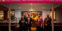 A Group of people outside Lichfield Garrick Theatre
